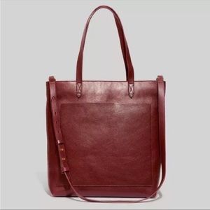 Madewell The Medium Transport Tote in Cabernet
